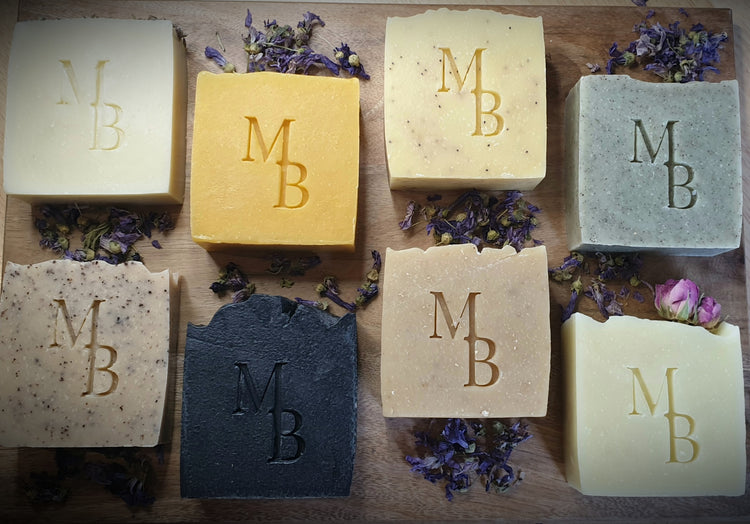 Handcrafted natural soap bars